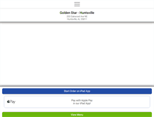 Tablet Screenshot of goldenstarhuntsville.com